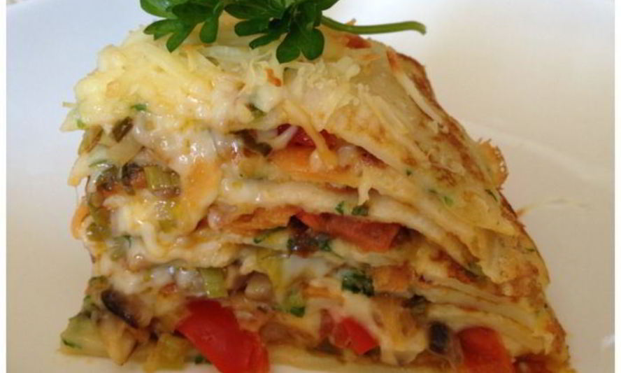 Рецепт пряного блинного тарта