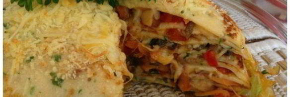 пряный блинный тарт