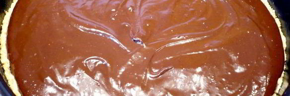 шоколадно-арахисовый тарт