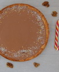 Шоколадно-банановый тарт