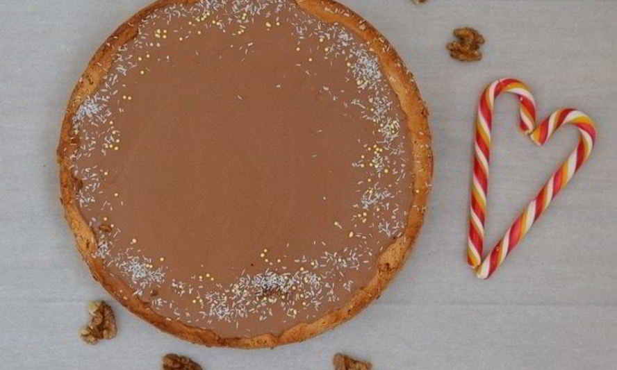 Рецепт шоколадна-бананового тарт