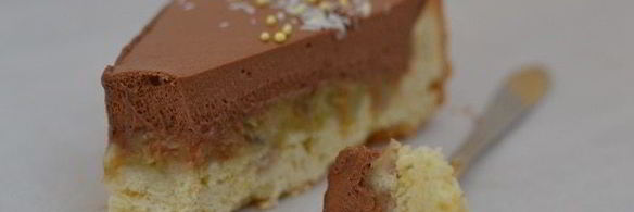 шоколадно-банановый тарт