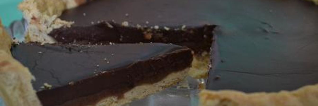 Шоколадно-карамельный тарт