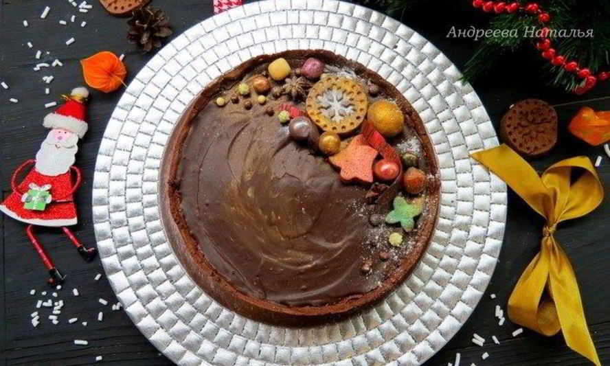 Рецепт шоколадна-каштанового тарт