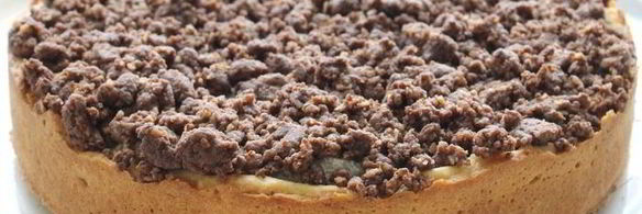 шоколадно-кокосовый тарт