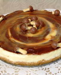 Сливочный тарт с карамелью