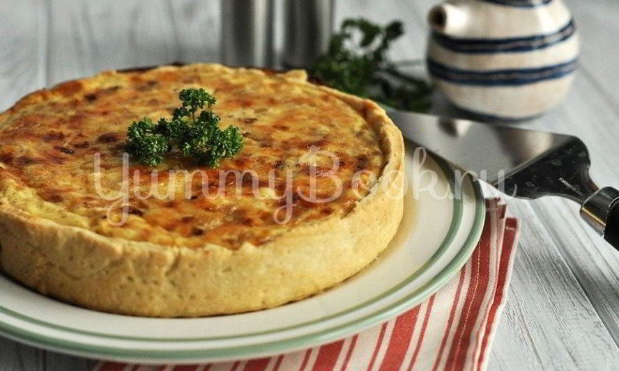 Рецепт сырного тарта с луком