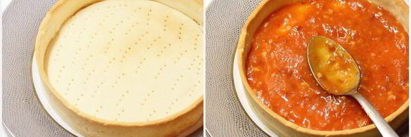 тарт деревенский с миндалем и абрикосами