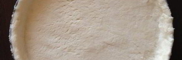 тарт из творожного теста с карамельками