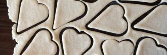 тарт из творожного теста с карамельками