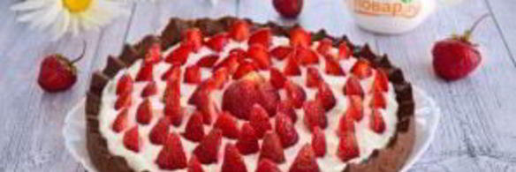 тарт клубичный лес