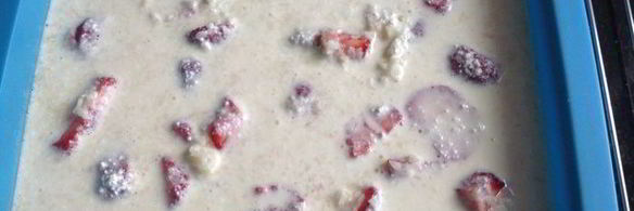 тарт клубника и кокос