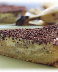 Тарт с бананом и рикоттой