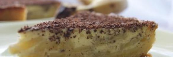 тарт с бананом и рикоттой