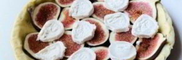 тарт с беконом и инжиром