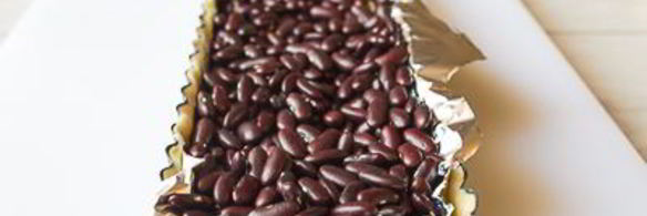 тарт с белыми грибами и луком-пореем