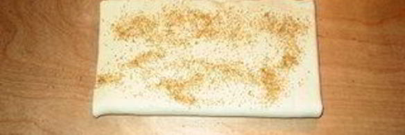 тарт с домашним марципаном из миндаля и грецких орехов