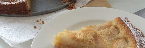 тарт с франжипаном и грушами