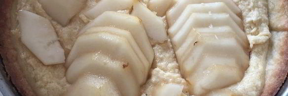 тарт с франжипаном и грушами