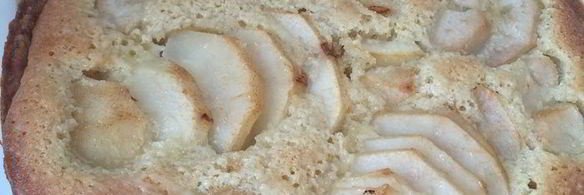 тарт с франжипаном и грушами