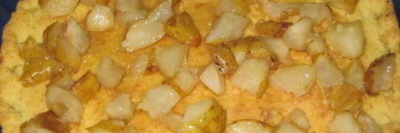 тарт с грушами