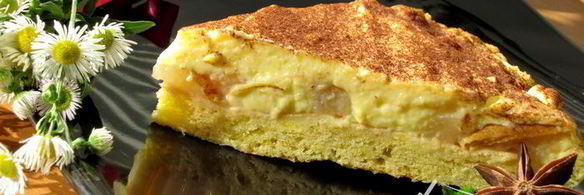 тарт с грушами