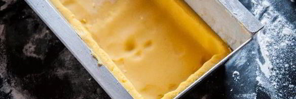 тарт с карамельным кремом и яблоками