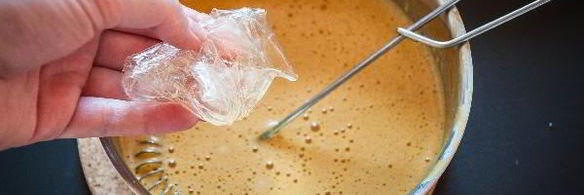 тарт с карамельным кремом и яблоками