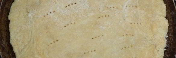 тарт с клюквенно-яблочной начинкой