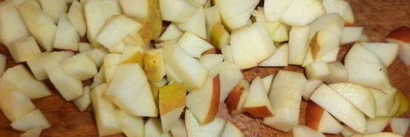 тарт с клюквенно-яблочной начинкой