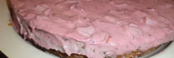 тарт с клюквенно-яблочной начинкой