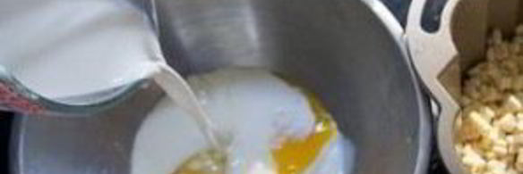 тарт с кукурузой и базиликом