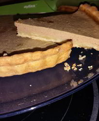 Тарт с куриной печенью