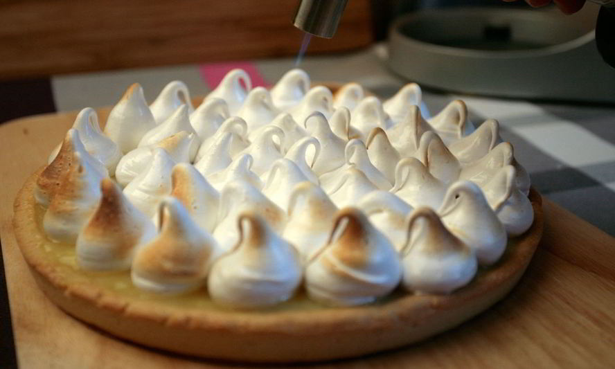 Рецепт тарта с лимонной начинкой и белковым кремом