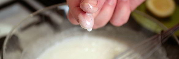 тарт с лимонной начинкой и белковым кремом