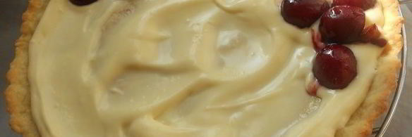 тарт с маскарпоне и черешней