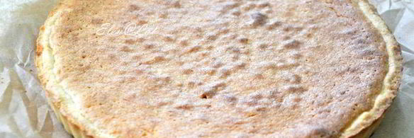 тарт с миндальным кремом и шоколадом