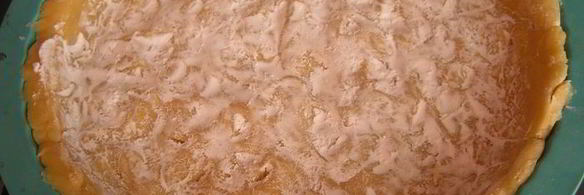 тарт с ревенем и земляничным вареньем