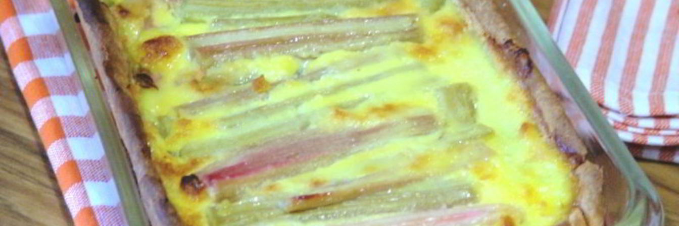 Тарт с ревенем