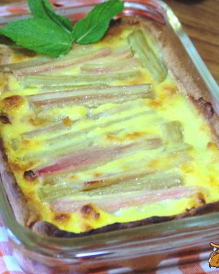 Тарт с ревенем