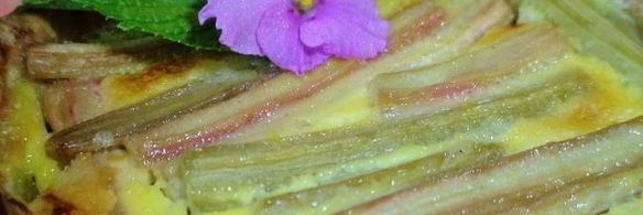 тарт с ревенем