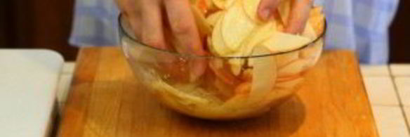 тарт с розами из яблок