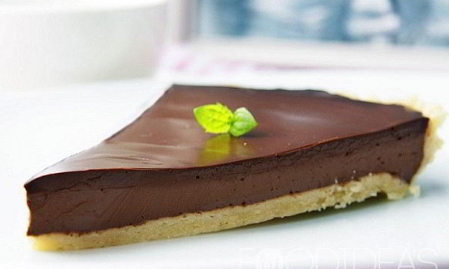 Рецепт тарта с шоколадной начинкой