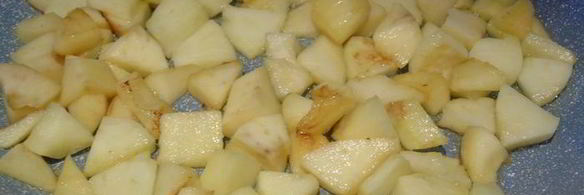 тарт с яблоками и boudin noir