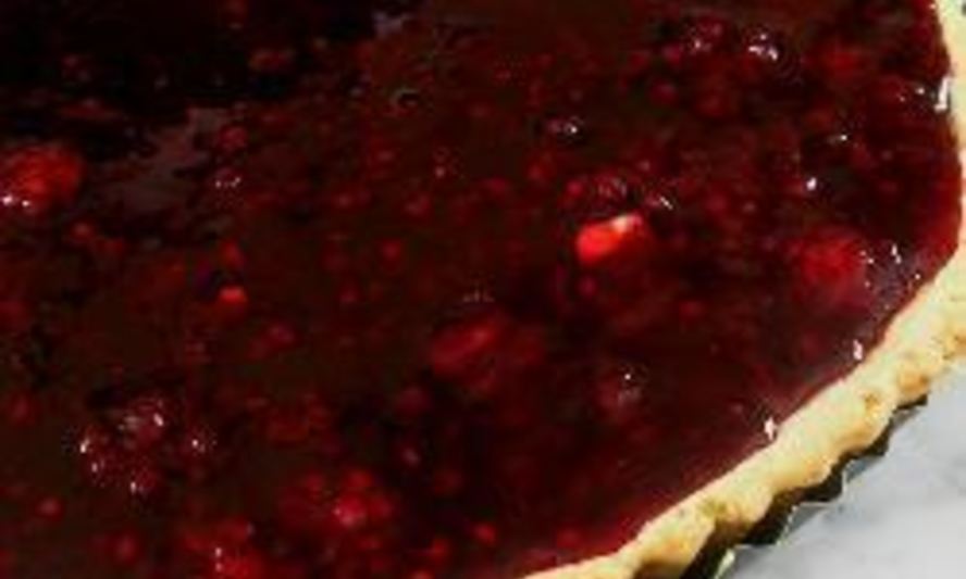 Рецепт тарта с ягодами и лимонным кремом