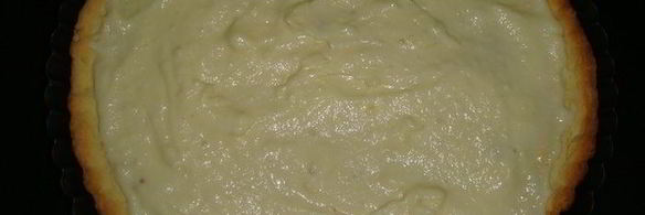 тарт с заварным кремом и малиновым желе