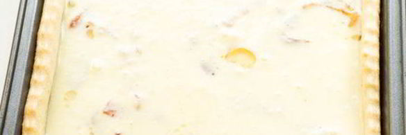 тарт со спаржей и беконом