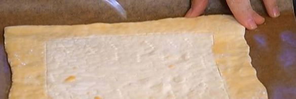 тарт со спаржей, ветчиной и пармезаном