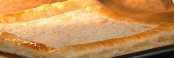 тарт со спаржей, ветчиной и пармезаном