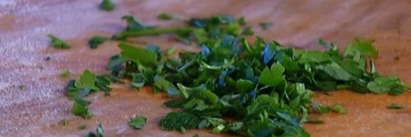 тарт со спаржей, ветчиной и пармезаном